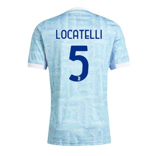 Stroje piłkarskie Juventus Manuel Locatelli #5 Koszulka Wyjazdowej 2025-26 Krótki Rękaw